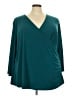 Catherines Teal 3/4 Sleeve Blouse Size 5X - photo 1