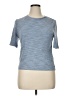 On 34th Tweed Blue Short Sleeve Turtleneck Size XL - photo 1