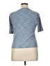 On 34th Tweed Blue Short Sleeve Turtleneck Size XL - photo 2