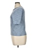On 34th Tweed Blue Short Sleeve Turtleneck Size XL - photo 5
