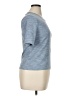 On 34th Tweed Blue Short Sleeve Turtleneck Size XL - photo 4