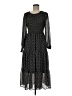 Joie 100% Polyester Polka Dots Black Casual Dress Size M - photo 1