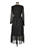 Joie 100% Polyester Polka Dots Black Casual Dress Size M - photo 2