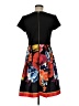 Gabby Skye Print Black Casual Dress Size 8 - photo 2