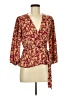 Meraki 100% Polyester Burgundy 3/4 Sleeve Blouse Size M - photo 1