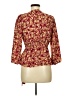 Meraki 100% Polyester Burgundy 3/4 Sleeve Blouse Size M - photo 2