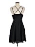 Express 100% Polyester Solid Black Cocktail Dress Size M - photo 2
