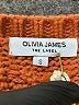Olivia James The Label 100% Acrylic Orange Pullover Sweater Size S - photo 7