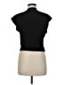 FRAME 100% Cotton Black Short Sleeve Turtleneck Size M - photo 2