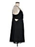 Express 100% Polyester Solid Black Cocktail Dress Size M - photo 4