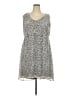 Maurices 100% Polyester Animal Print Gray Casual Dress Size 20 (2) - photo 1
