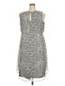 Maurices 100% Polyester Animal Print Gray Casual Dress Size 20 (2) - photo 2