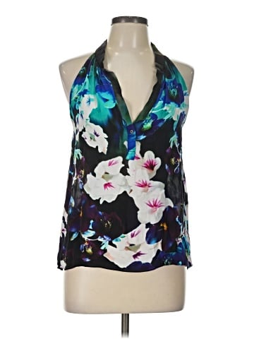 Nicole Miller Artelier Sleeveless Silk Top (view 1)