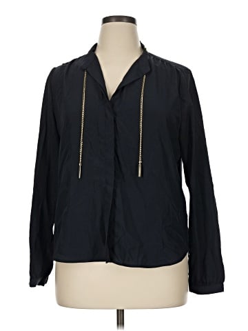 MICHAEL Michael Kors Long Sleeve Blouse (view 1)