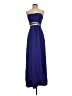 Nicole Miller Blue Cocktail Dress Size 2 - photo 1