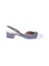Veronica Beard Stripes White Heels Size 8 1/2 - photo 1