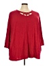 Catherines Red 3/4 Sleeve Top Size 4X - photo 1