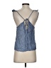Lulus 100% Rayon Blue Sleeveless Blouse Size S - photo 2