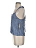 Lulus 100% Rayon Blue Sleeveless Blouse Size S - photo 5