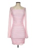 Unbranded Solid Pink Cocktail Dress Size S - photo 1