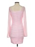 Unbranded Solid Pink Cocktail Dress Size S - photo 2