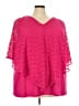 Catherines 100% Polyester Pink Kimono Size 3X - photo 1