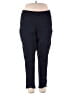 Joan Rivers Solid Blue Active Pants Size L - photo 1