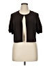 Perceptions Brown Short Sleeve Top Size XL (petite) - photo 1