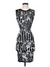 Herve Leger Graphic Black Cocktail Dress Size XS - photo 1