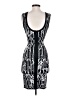 Herve Leger Graphic Black Cocktail Dress Size XS - photo 2