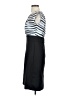 AB Studio 100% Polyester Stripes Black Casual Dress Size 2 - photo 5
