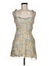 Zara Floral Yellow Cocktail Dress Size M - photo 1