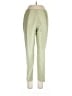 Sigrid Olsen Solid Green Silk Pants Size 10 - photo 1