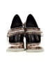 BCBGirls Graphic Ivory Brown Wedges Size 7 - photo 2