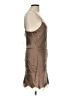 Assorted Brands 100% Silk Brown Cocktail Dress Size L - photo 4