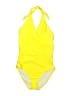 Grace Karin Color Block Yellow One Piece Swimsuit Size S - photo 1