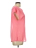 Lob Collection Pink Short Sleeve Blouse Size Lg (3) - photo 4