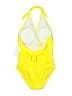 Grace Karin Color Block Yellow One Piece Swimsuit Size S - photo 2