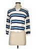 Active by Old Navy Stripes Blue 3/4 Sleeve Top Size 8 - photo 1
