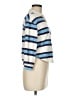 Active by Old Navy Stripes Blue 3/4 Sleeve Top Size 8 - photo 4