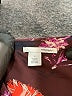 Halogen 100% Polyester Floral Burgundy Long Sleeve Blouse Size S - photo 7