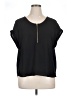 Bold Elements 100% Polyester Black Short Sleeve Top Size XL - photo 1