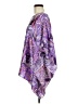 Susan Graver 100% Polyester Paisley Purple Poncho Size M - photo 5
