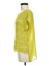 BCBGMAXAZRIA Yellow Short Sleeve Top Size M - photo 5