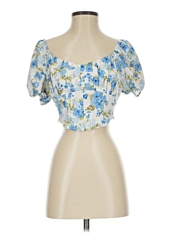 Blu Pepper Short Sleeve Blouse (view 1)