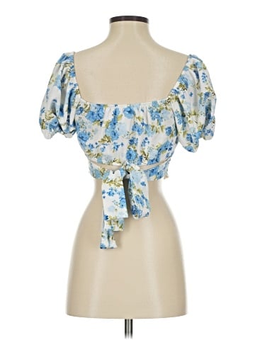 Blu Pepper Short Sleeve Blouse (view 2)
