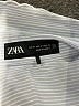 Zara 100% Polyester Blue Long Sleeve Blouse Size M - photo 7