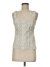 Bailey 44 100% Leather Ivory Sleeveless Top Size M - photo 1