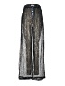 Assorted Brands 100% Polyester Metallic Silver Dress Pants Size M - photo 1