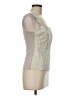 Bailey 44 100% Leather Ivory Sleeveless Top Size M - photo 4